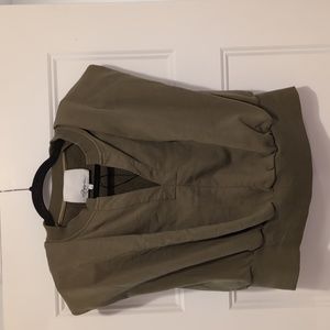 Phillip Lim split-neck sleeveless cotton top